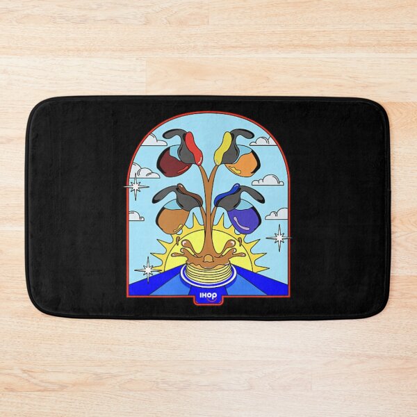 Item preview, Retro Fast Food Breakfast Pancake Syrup Waterfall Sunny Window designed and sold by DangeRilanman.