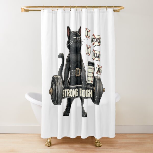 Item preview, Funny Introvert Black Cat Gym Gift designed and sold by Gentlestate.
