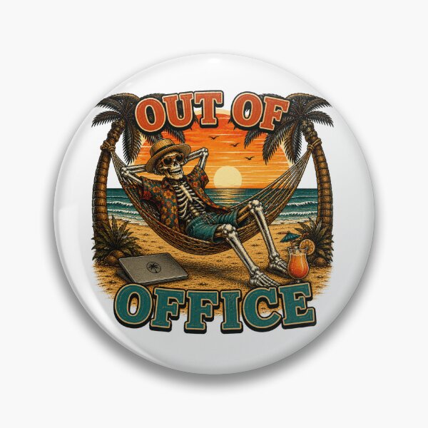 Item preview, Out of Office Tropical Skeleton Beach Vacation designed and sold by the-dovlat.