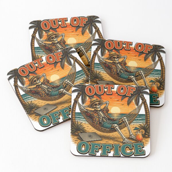 Item preview, Out of Office Tropical Skeleton Beach Vacation designed and sold by the-dovlat.