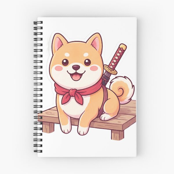 Item preview, Cute Shiba Inu Samurai designed and sold by SutekiArt.