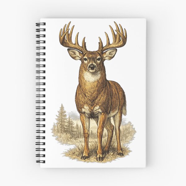 Item preview, White-tailed Buck – Autumn Sentinel designed and sold by KrungiT Design .
