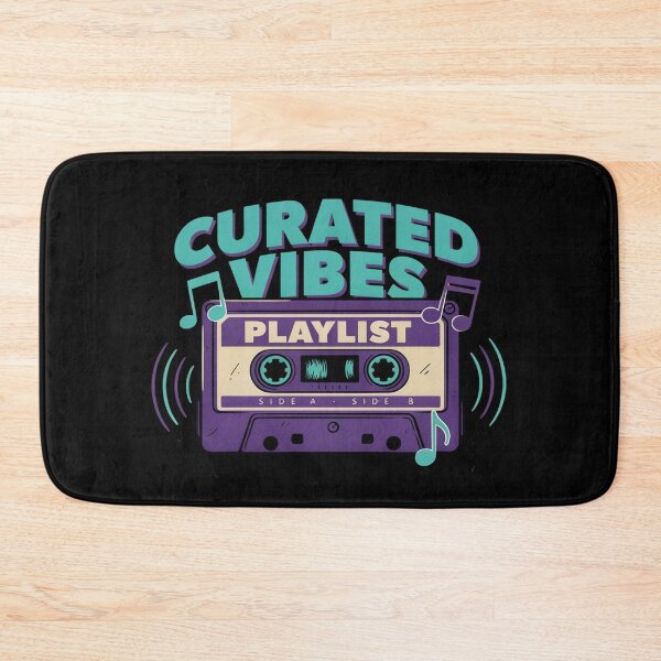 Item preview, Curated Vibes Playlist – Retro Cassette Tape Music Design designed and sold by Midnight Veil Designs.