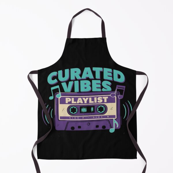 Item preview, Curated Vibes Playlist – Retro Cassette Tape Music Design designed and sold by Midnight Veil Designs.