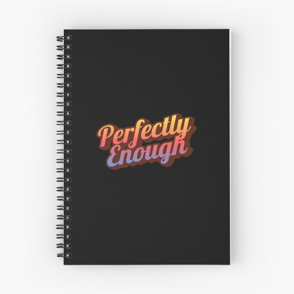 Item preview, Perfectly Enough | Minimalist Positive Quote Typography designed and sold by ArtivaaStudio.