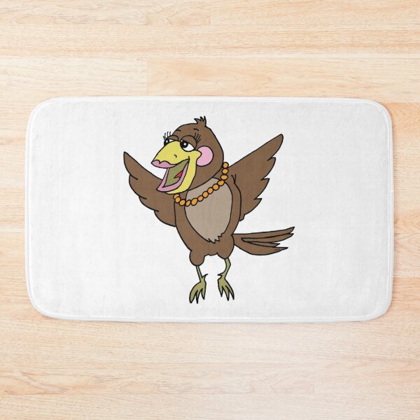 Item preview, Cute Flying Bird in Necklace Cartoon | Funny Happy Glamorous Mom Sticker designed and sold by MyxaART.