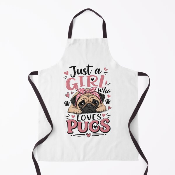 Item preview, Just A Girl Who Loves Pugs: Celebrating Pug Love, Pug Life, and Pug Adventures designed and sold by JustCrafted.