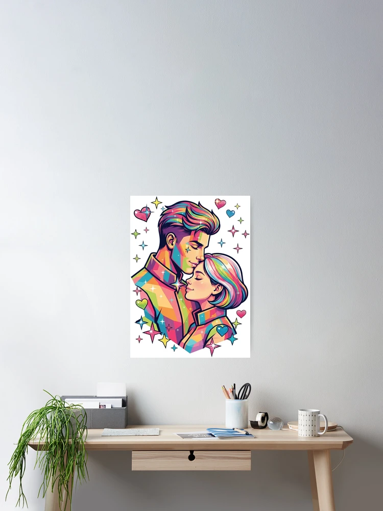 Thumbnail 2 of 3, Poster, lover designed and sold by PP&RAINBOW SHOP.