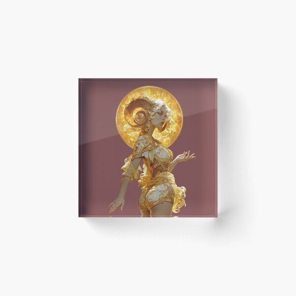 Item preview, Sun Goddess of Golden Light designed and sold by MythicMood.
