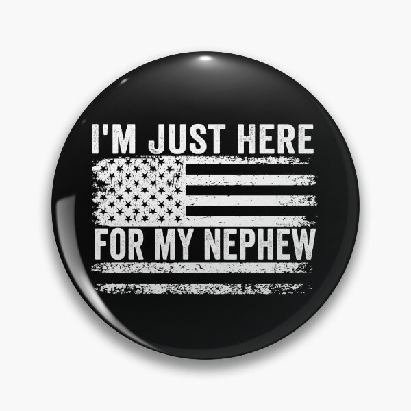 Item preview, I'm Just Here for My Nephew Funny Family Shirt | Proud Aunt Uncle Gift | Nephew Lover Quote Design designed and sold by 76Valeria.