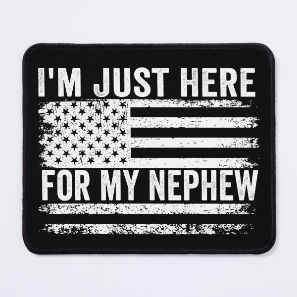 Item preview, I'm Just Here for My Nephew Funny Family Shirt | Proud Aunt Uncle Gift | Nephew Lover Quote Design designed and sold by 76Valeria.