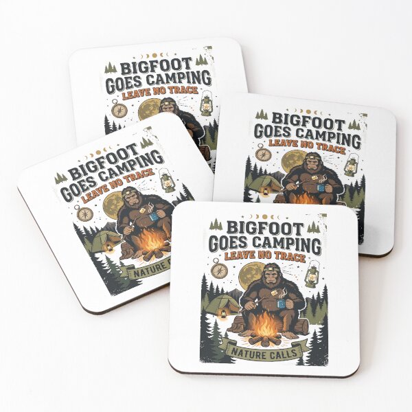Item preview, Bigfoot Goes Camping Leave Trace designed and sold by Roy & Tiffany.