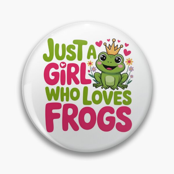 Item preview, Just a Girl Who Loves Frogs Cute Frog designed and sold by Nzgiftsandmore.