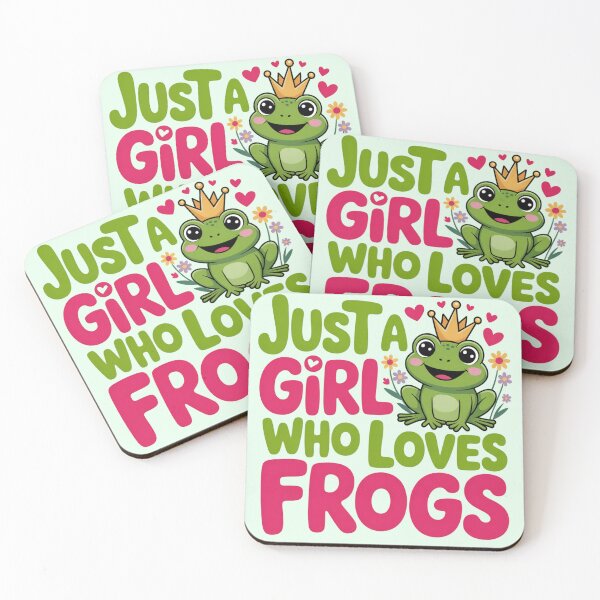 Item preview, Just a Girl Who Loves Frogs Cute Frog designed and sold by Nzgiftsandmore.