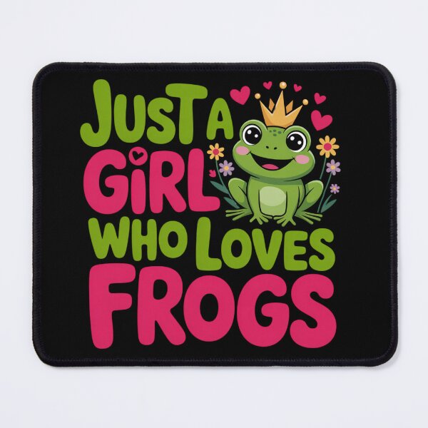 Item preview, Just a Girl Who Loves Frogs Cute Frog designed and sold by Nzgiftsandmore.