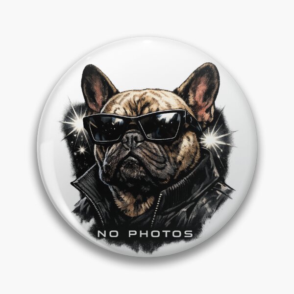 Artikelvorschau, No Photos French Bulldog | Cool Streetwear Frenchie Graphic entworfen und verkauft von Pooch & Print Co..