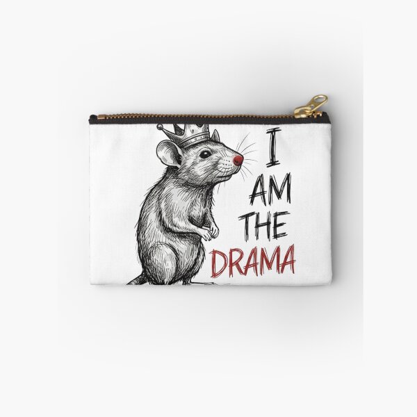 Item preview, I AM THE DRAMA Rat King T-Shirt Dark Academia Funny Gothic Aesthetic Oversized Tee Gift For Her designed and sold by HealingEraInk.