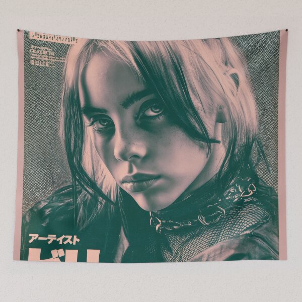 Item preview, Billie Japanese Pop Poster  designed and sold by AnimeArsenalPrints.