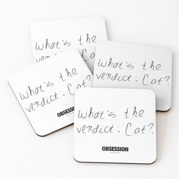 Item preview, Minimalist Psychological Thriller Movie Quote Handwritten Chalk Style designed and sold by MauriLifton.