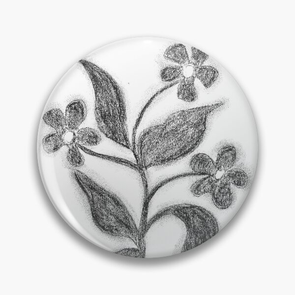 Aperçu de l'œuvre Dessin au trait floral simple créée et vendue par JHadfieldArt.