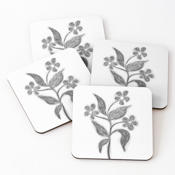 Item preview, Simple Floral Drawing Line Art designed and sold by JHadfieldArt.
