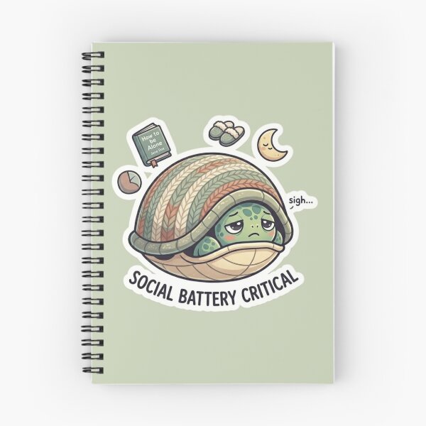 Item preview, Social Battery Running Low designed and sold by Safe Haven Pets.