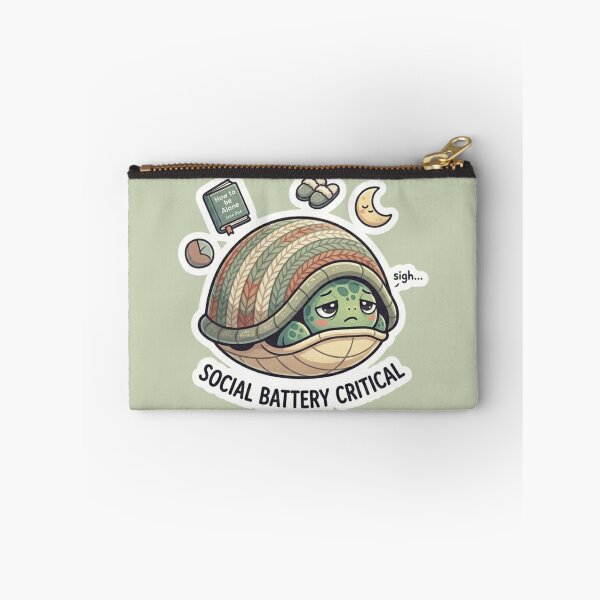 Item preview, Social Battery Running Low designed and sold by Safe Haven Pets.