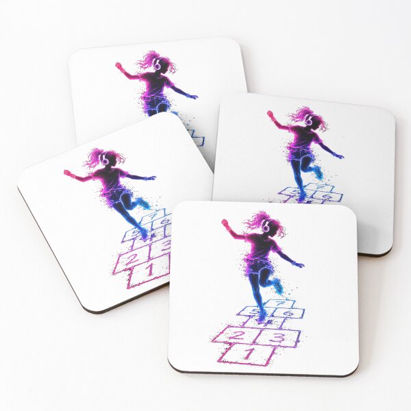 Item preview, Neon Rhythm Hopscotch designed and sold by HeyFajnaLinja.