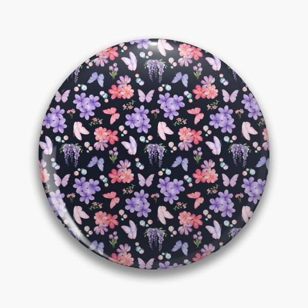 Item preview, Enchanted Butterfly Garden Floral Seamless Pattern designed and sold by Chromaovo.