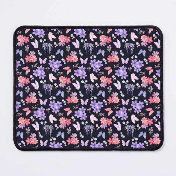Item preview, Enchanted Butterfly Garden Floral Seamless Pattern designed and sold by Chromaovo.