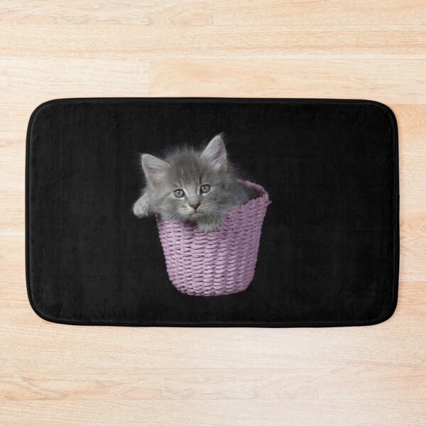 Item preview, Tiny Lavender Basket Kitten designed and sold by Kimberly Palmer.
