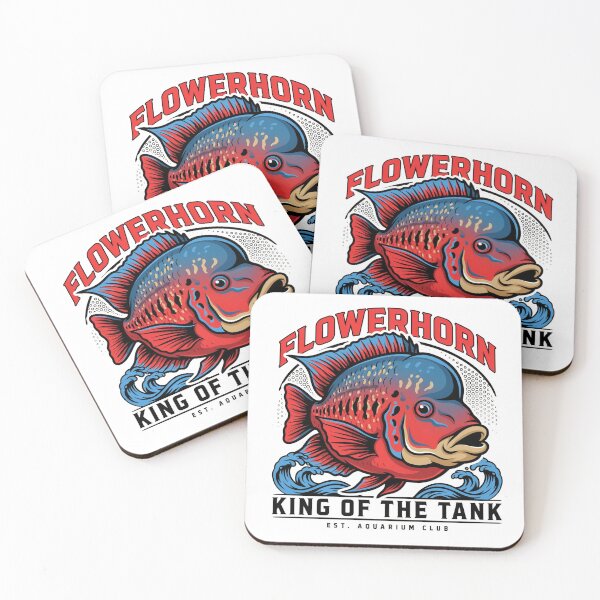 Item preview, Flowerhorn King of the Tank – Bold Aquarium Fish Graphic Tee designed and sold by velorea.