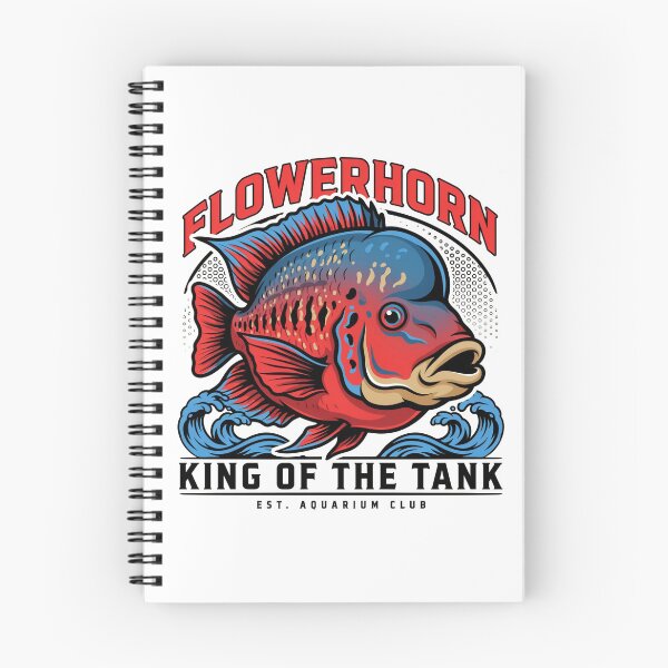 Item preview, Flowerhorn King of the Tank – Bold Aquarium Fish Graphic Tee designed and sold by velorea.