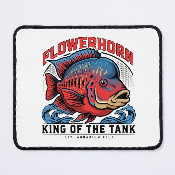 Item preview, Flowerhorn King of the Tank – Bold Aquarium Fish Graphic Tee designed and sold by velorea.
