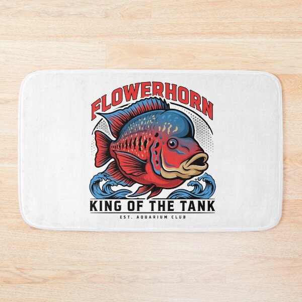 Item preview, Flowerhorn King of the Tank – Bold Aquarium Fish Graphic Tee designed and sold by velorea.