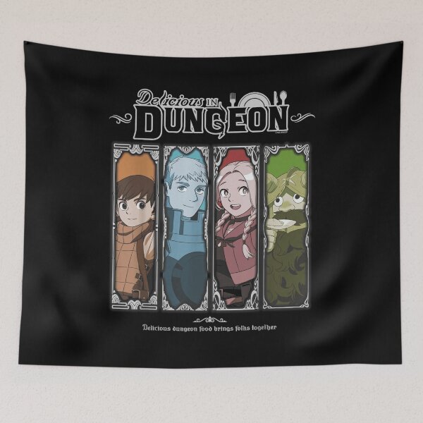 Item preview, Japanese Fantasy Manga Cooking Team Portrait Border Frame designed and sold by MauriLifton.