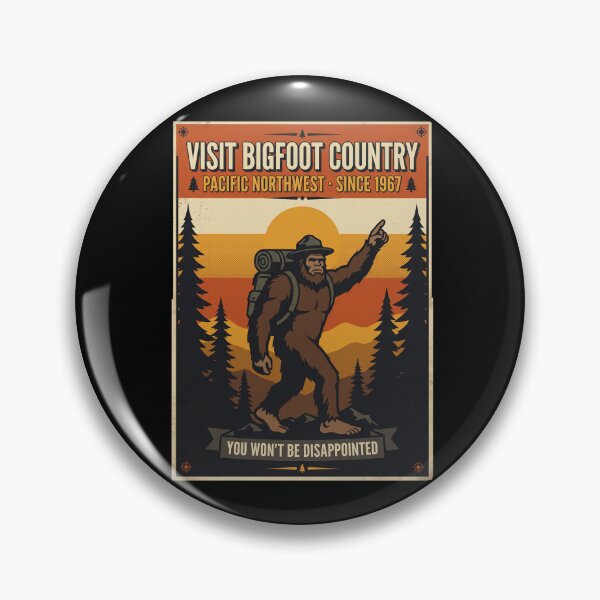 Item preview, Visit Bigfoot Country Silhouette designed and sold by Roy & Tiffany.