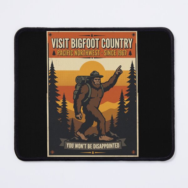 Item preview, Visit Bigfoot Country Silhouette designed and sold by Roy & Tiffany.