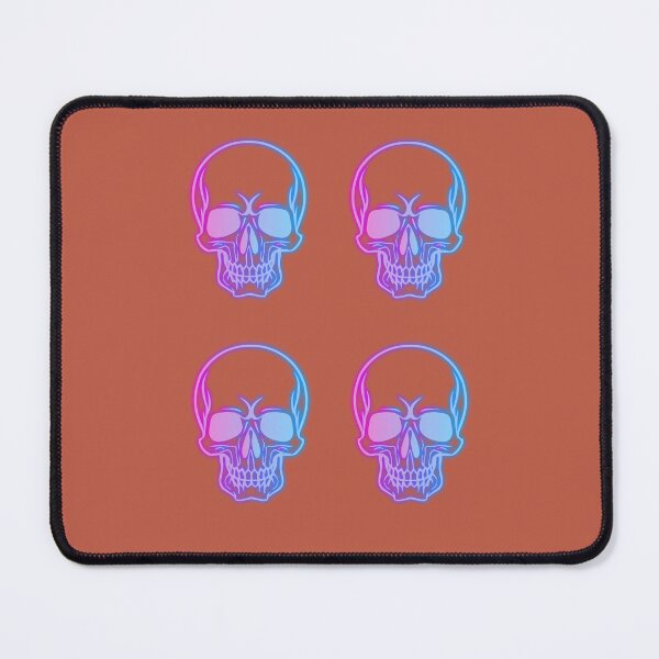Item preview, Neon Gradient Skull Pop Art designed and sold by Wild Ink Works.
