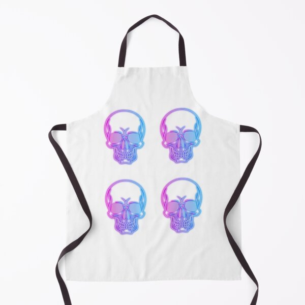 Item preview, Neon Gradient Skull Pop Art designed and sold by Wild Ink Works.