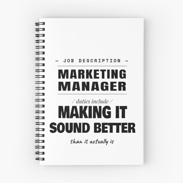 Item preview, Marketing Manager Making It Sound Better Than It Is designed and sold by TheJustVibes.