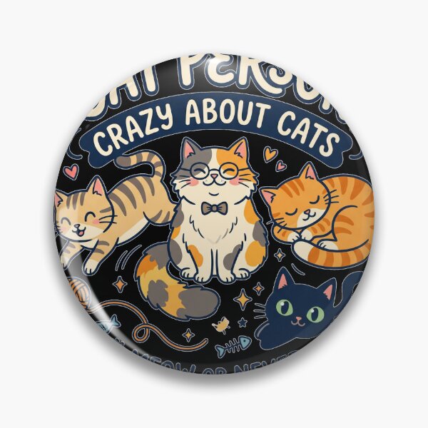 Item preview, Cat Person Crazy About Cats Funny Meow Or Never Tee designed and sold by Inkverse19.