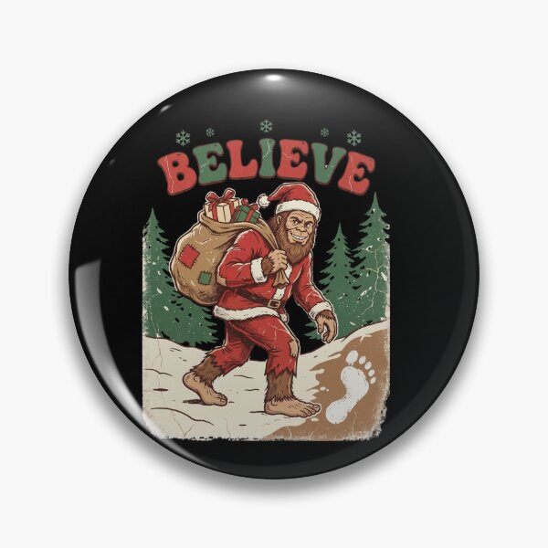 Item preview, Believe Santa Bigfoot Christmas designed and sold by Roy & Tiffany.