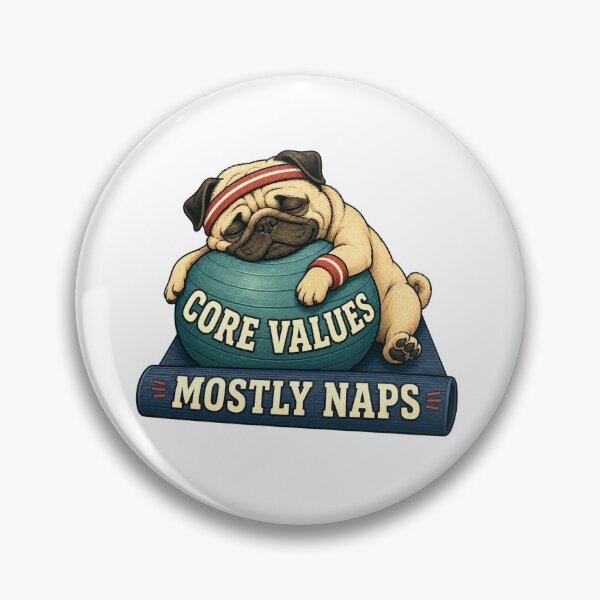 Item preview, Funny Sleepy Pug Workout Humor designed and sold by Gentlestate.