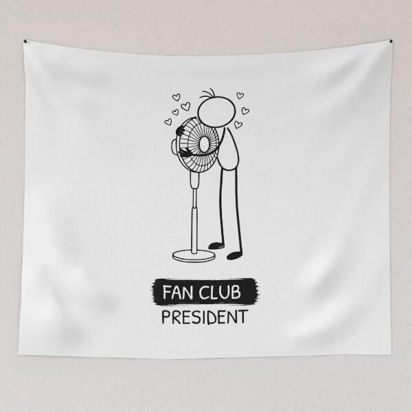 Item preview, Funny Hot Weather T-Shirt | Fan Club | Summer Humour | Minimalist Stick Figure designed and sold by Pebl-Co.
