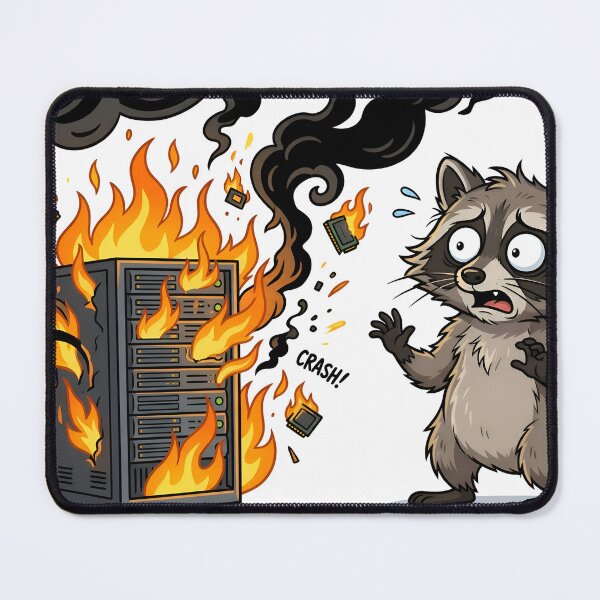 Item preview, Deploy On Friday Git Push Raccoon Dumpster Fire designed and sold by cute stuff too.