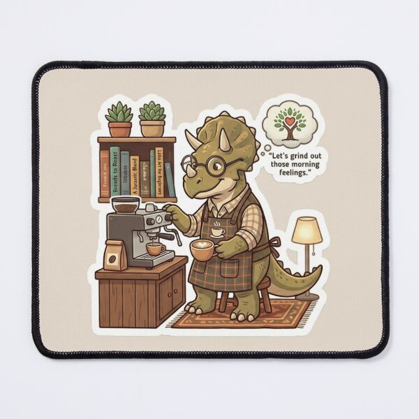 Item preview, Morning Brew Dinosaur designed and sold by Safe Haven Pets.