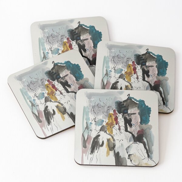 Item preview, Gathered Spirits in Watercolor Abstraction designed and sold by bakoors.