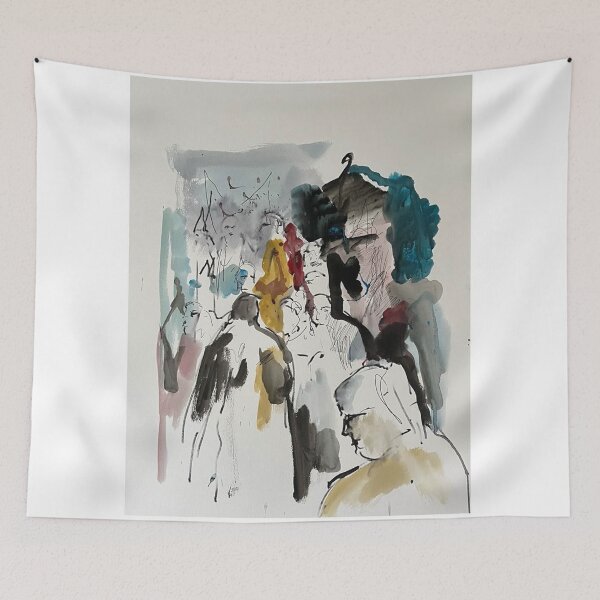 Item preview, Gathered Spirits in Watercolor Abstraction designed and sold by bakoors.