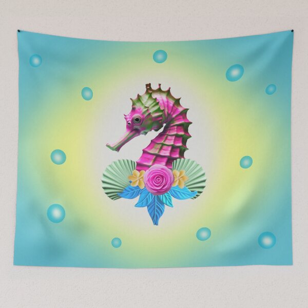 Item preview, Psycho Seahorse, yellow designed and sold by MissMelsa.